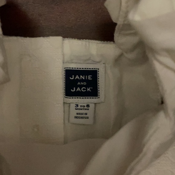 Janie AND Jack white girl set - Picture 4 of 4